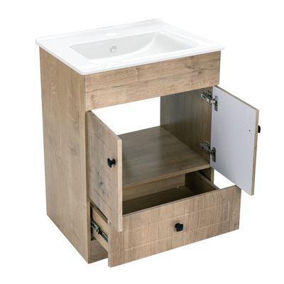 Imagen 2 del producto Kit Mueble Vanitorio B60PH-WOOD P 60x80x47cm