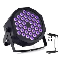 GENERICO - Foco Luces 36 Led Uv Luz Dmx Fiesta Fluor Negro