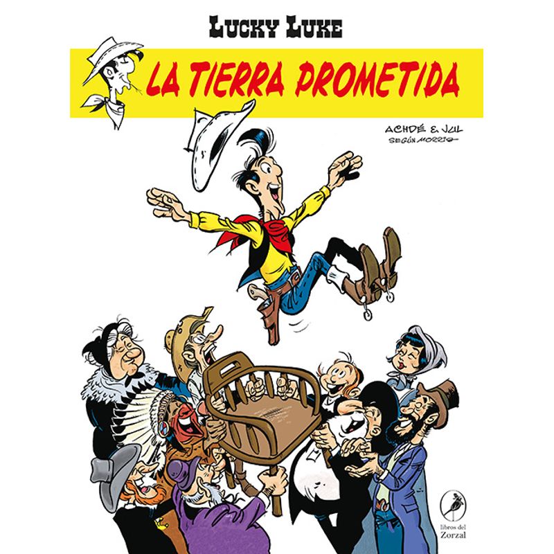 EDITORIAL CONTRAPUNTO - Libro La Tierra Prometida. Lucky Luke 40