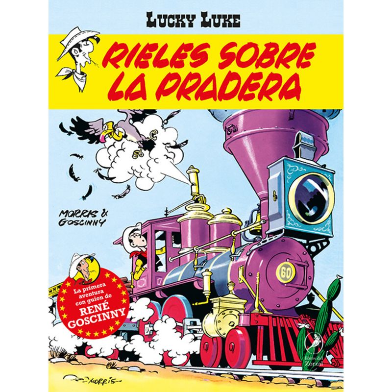 EDITORIAL CONTRAPUNTO - Libro Rieles sobre la Pradera. Lucky Luke 01