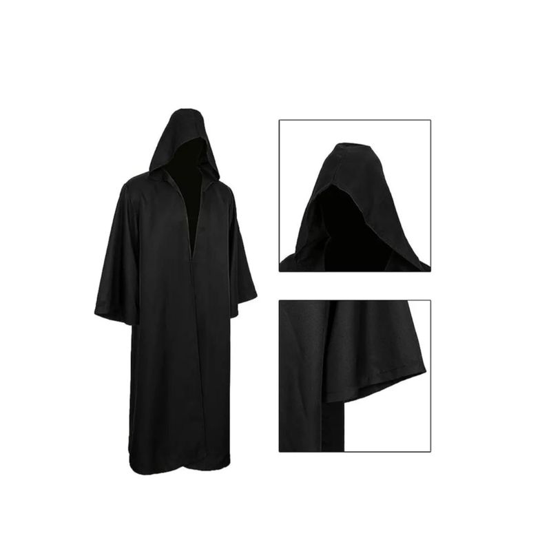 GENERICO - Capa Túnica De Peste Negra Sacerdote Disfraz Cosplay