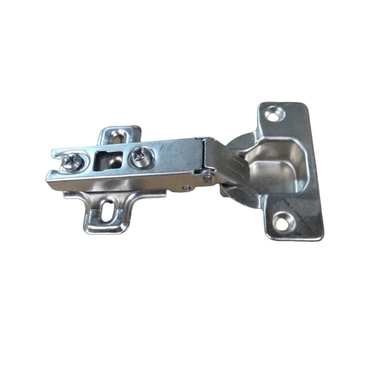 GENERICO - Bisagra Cierre Suave 35 Mm Sin Tornillos Recta Pack 10 unidades