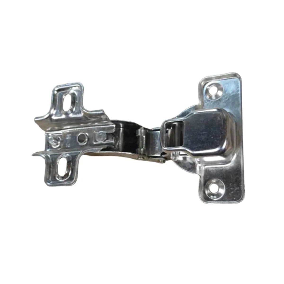 GENERICO - Bisagra Cierre Suave 35 Mm Sin Tornillos Semicurva Pack 10 unidades