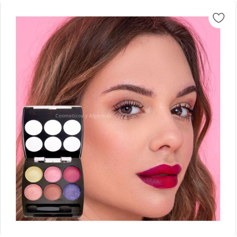 DOLCE BELLA - Paleta versátil de sombras para ojos 6 tonos combinables