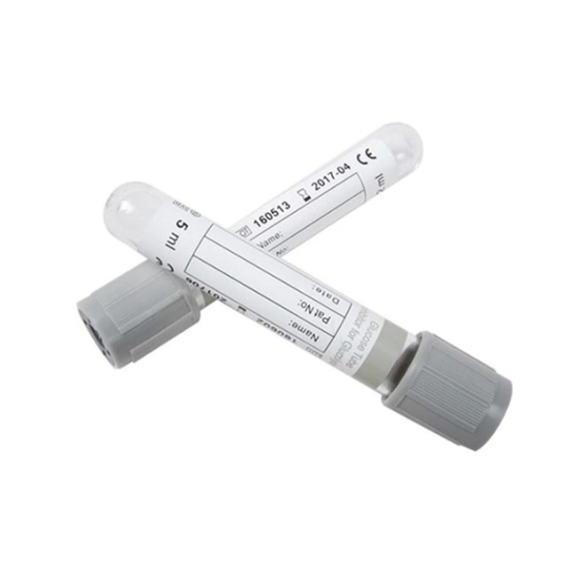 GENERICO - Tubo GBvac, Floruro/EDTA T/Gris, 2ml  13x75mm 100 unidades