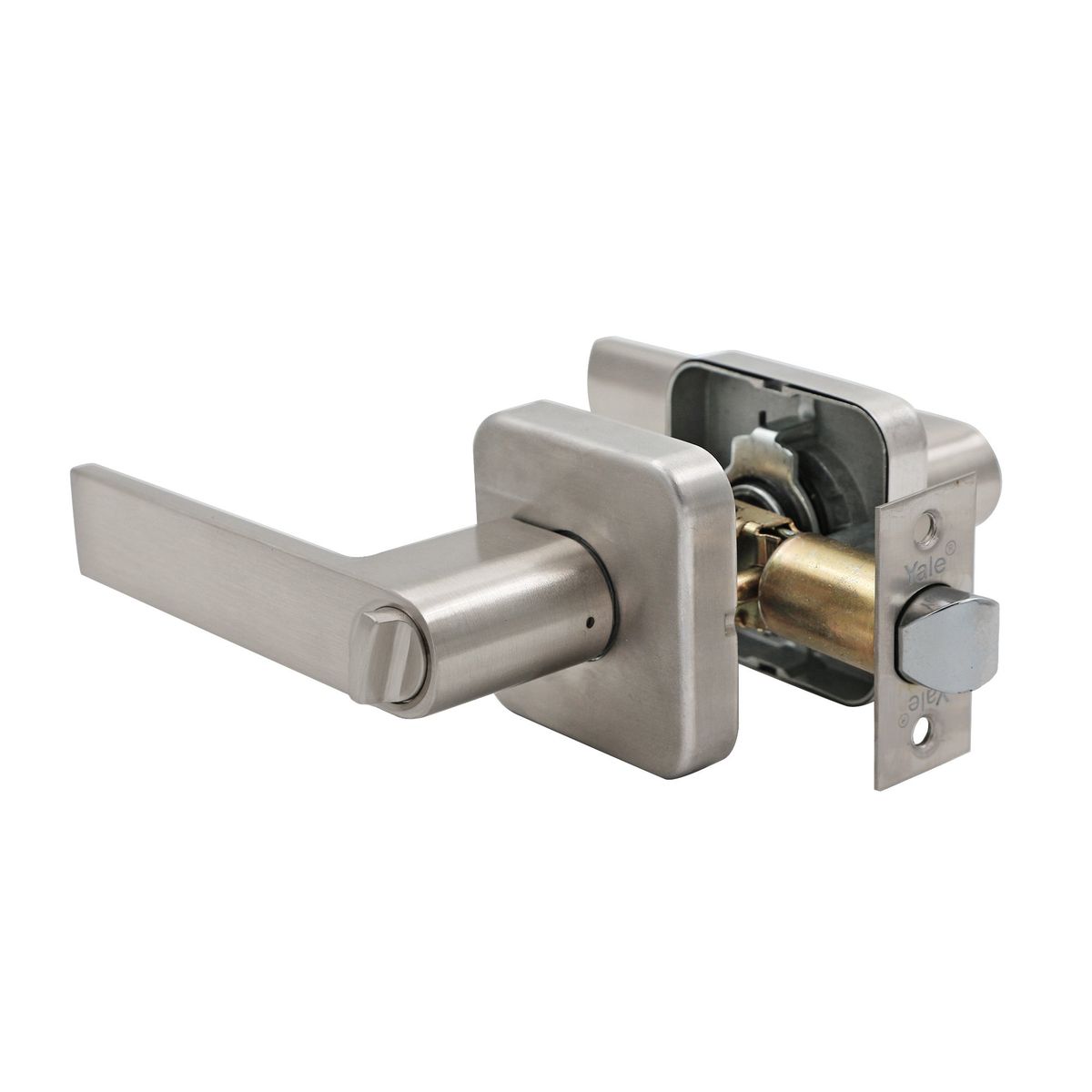 YALE - Cerradura Tubular Yale Bari Baño Níquel