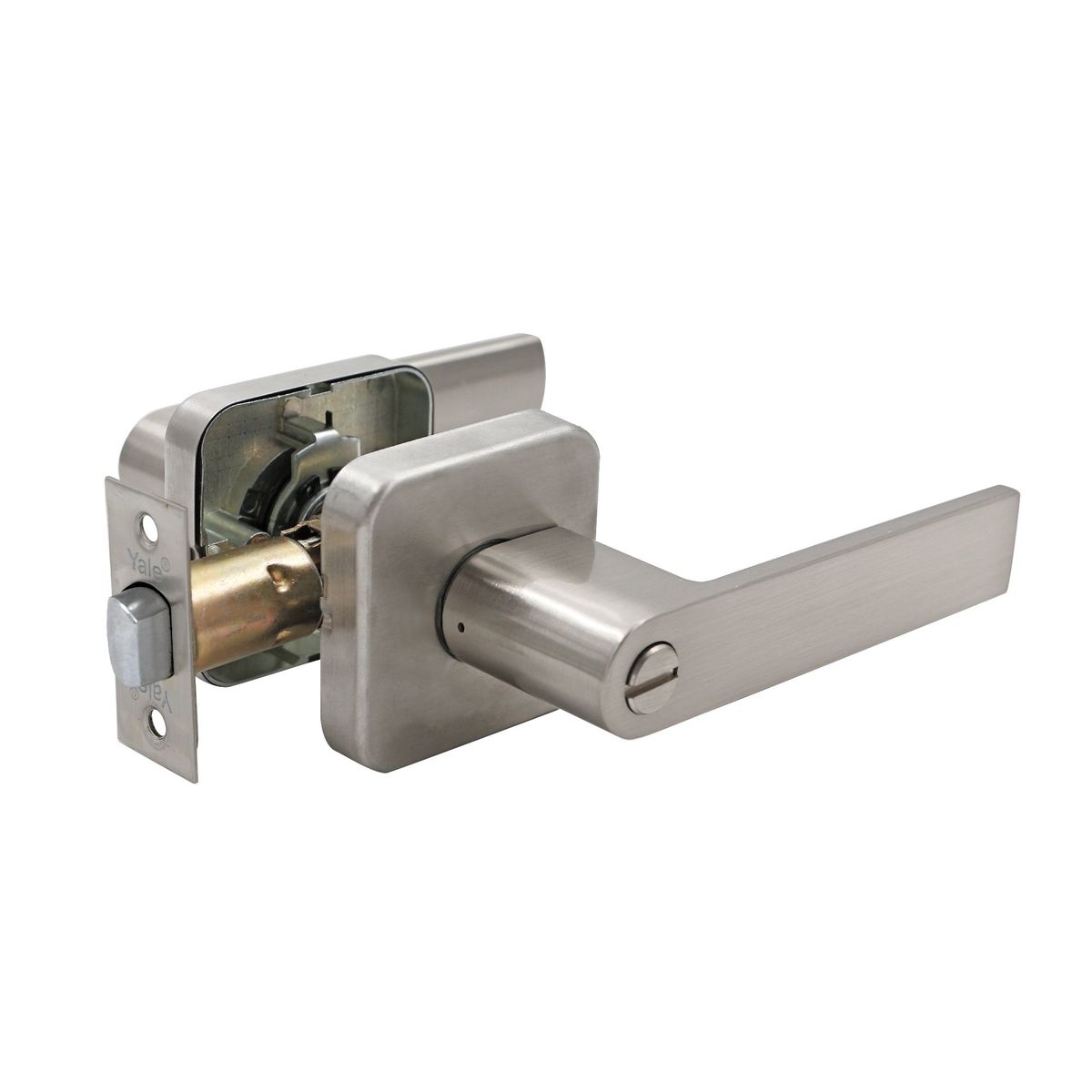 YALE - Cerradura Tubular Yale Bari Baño Níquel