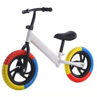 Bicicleta Equilibrio Sin Pedales Infantil Aprendizaje Blanca - Blanco