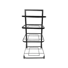IMPORTCLICK - Estante Organizador Modular Ollas Sartenes Cocina Multiuso Negro