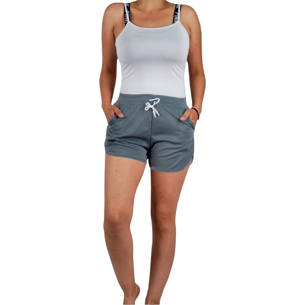 LIKE SHOP - Short Algodon Deportivo Mujer Verano Bolsillos 295
