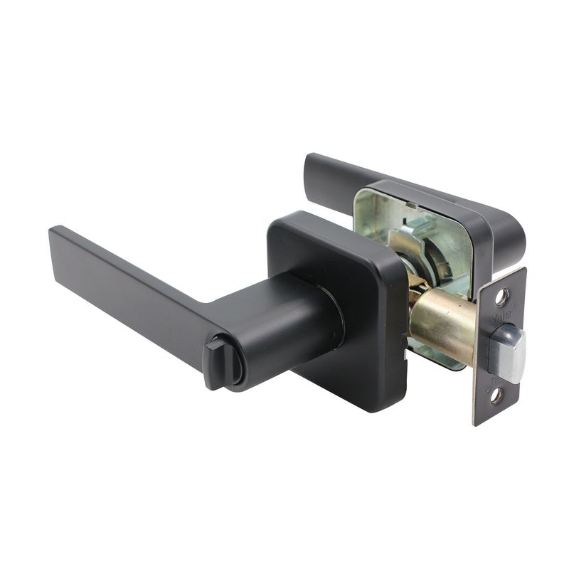 YALE - Cerradura Tubular Yale Bari Baño Negro