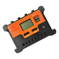 IMPORTCLICK - Controlador Carga Solar Regulador Pantalla LCD Controladores 12V24V10A