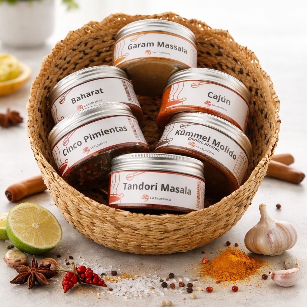 GENERICO - CANASTO FAVORITOS 6 ESPECIAS LA ESPECIERIA