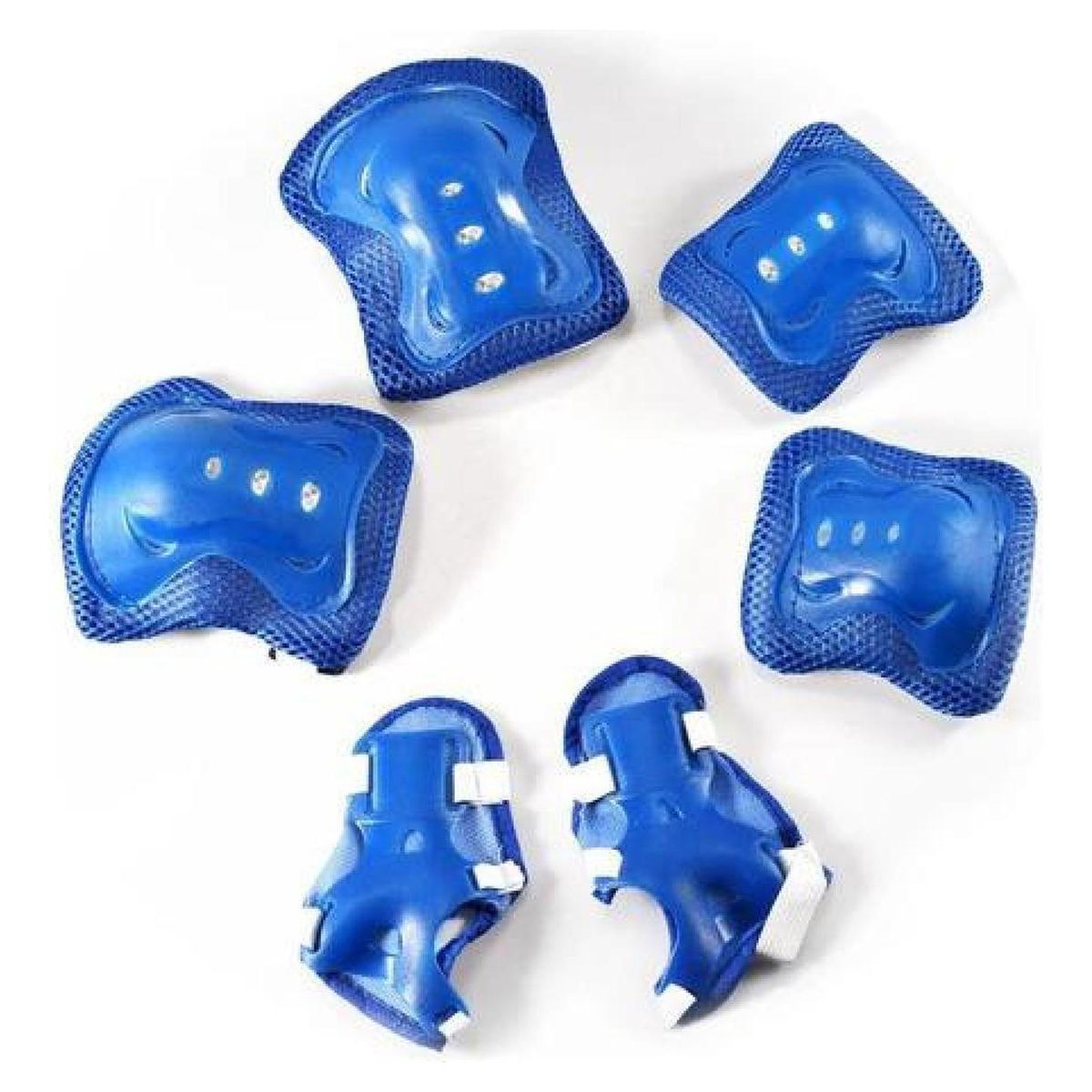 GENERICO - Set Protecciones Niños Rodillera Codera Muñequera Color Rosa - Azul