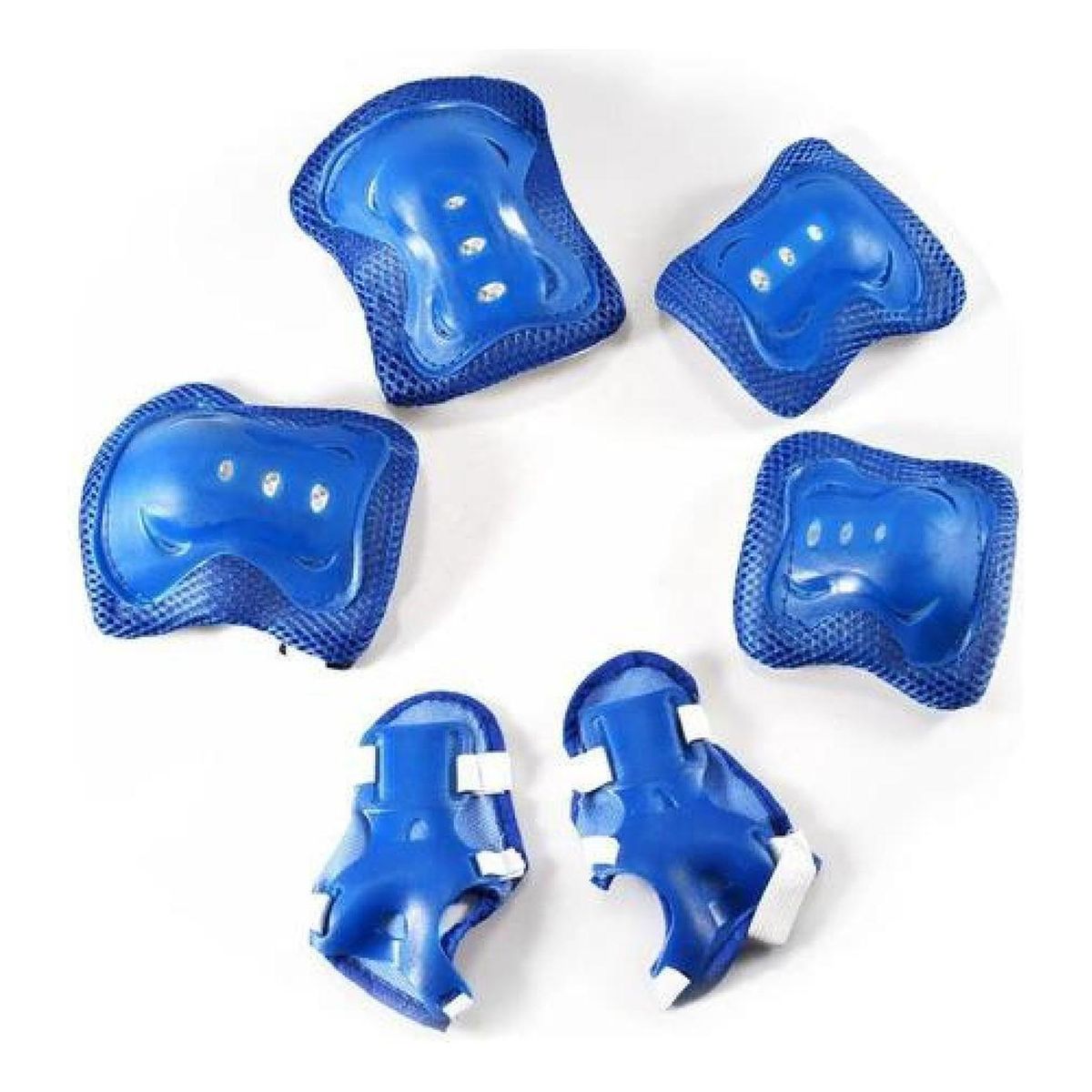 GENERICO - Set Protecciones Niños Rodillera Codera Muñequera Color Rosa - Azul