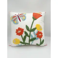 GENERICO - Fundas para Cojines Bordados (02 Unidades), Medidas 45 x 45 cm. TL02
