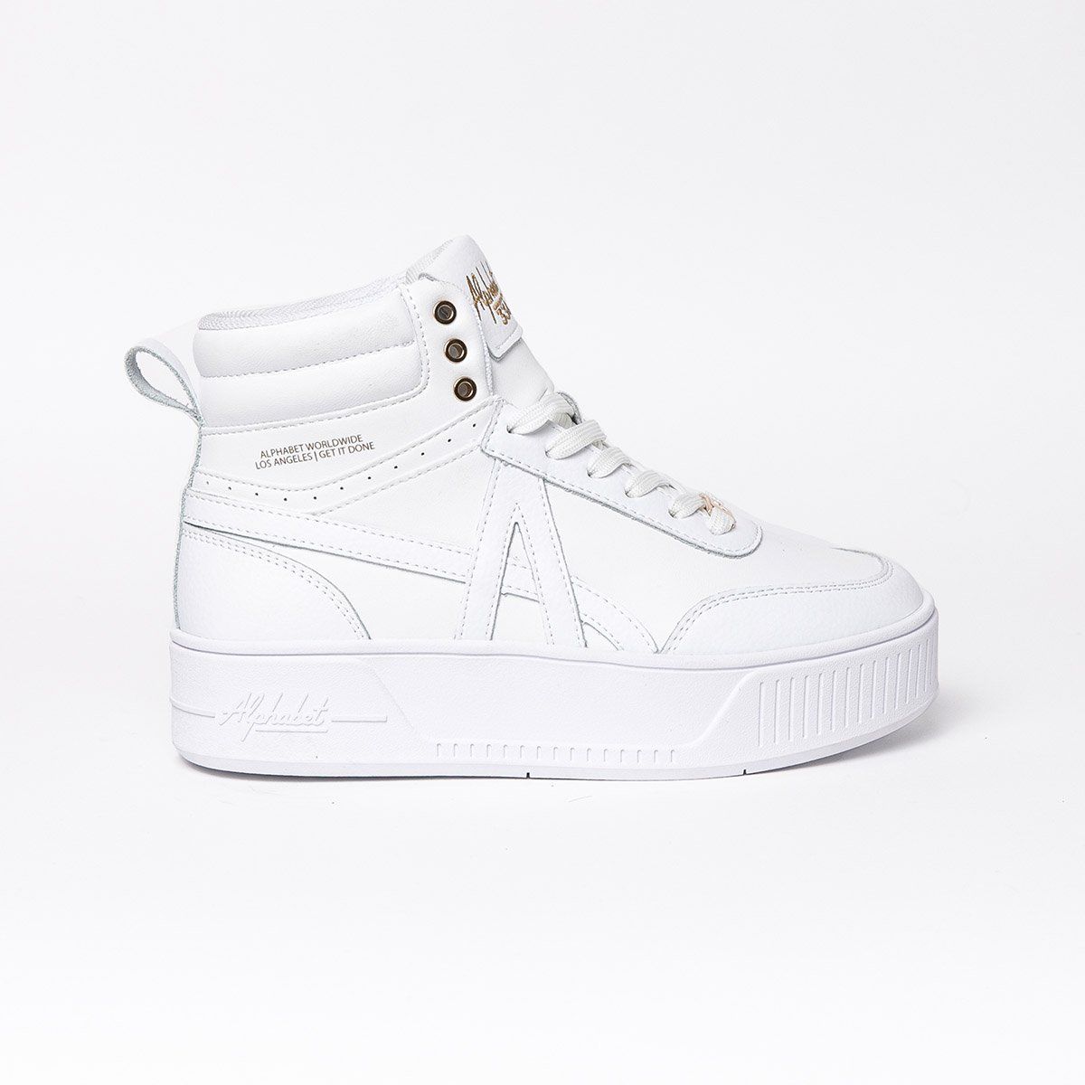 ALPHABET - Zapatillas ALPHABET Blanca Mujer Cloud Walk High  334