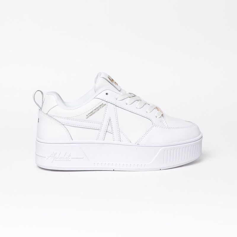 ALPHABET - Zapatillas ALPHABET Blanca Mujer Cloud Walk Low 334