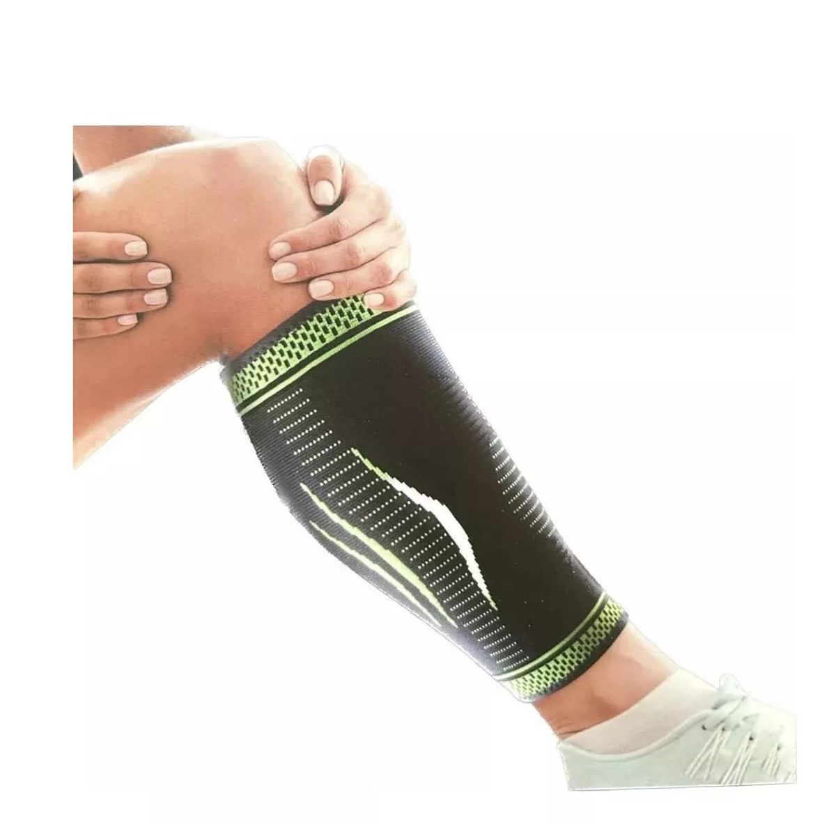 GENERICO - Pantorrillera De Compresión Gemelo Pantorrilla Elástica 26cm