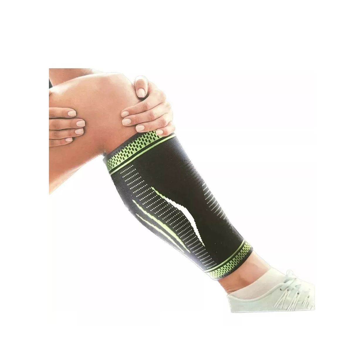 GENERICO - Pantorrillera De Compresión Gemelo Pantorrilla Elástica 26cm