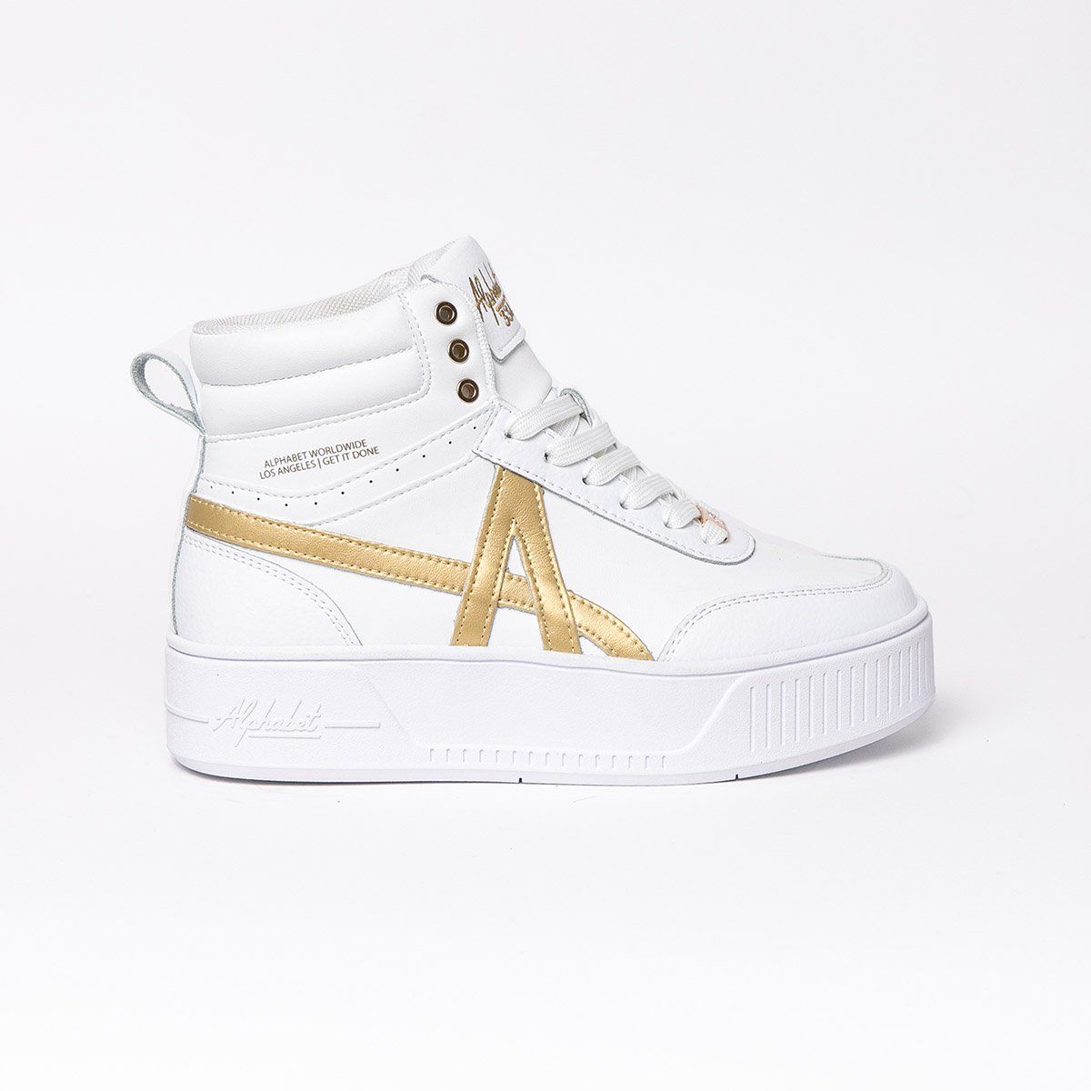 ALPHABET - Zapatillas ALPHABET Dorado Mujer Cloud Walk High  334