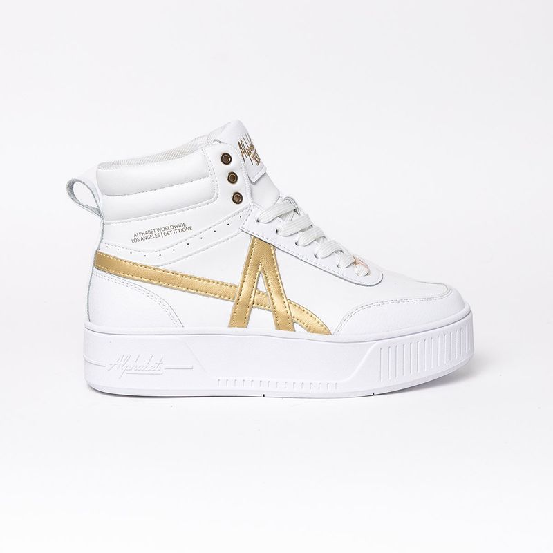 ALPHABET - Zapatillas ALPHABET Dorado Mujer Cloud Walk High  334