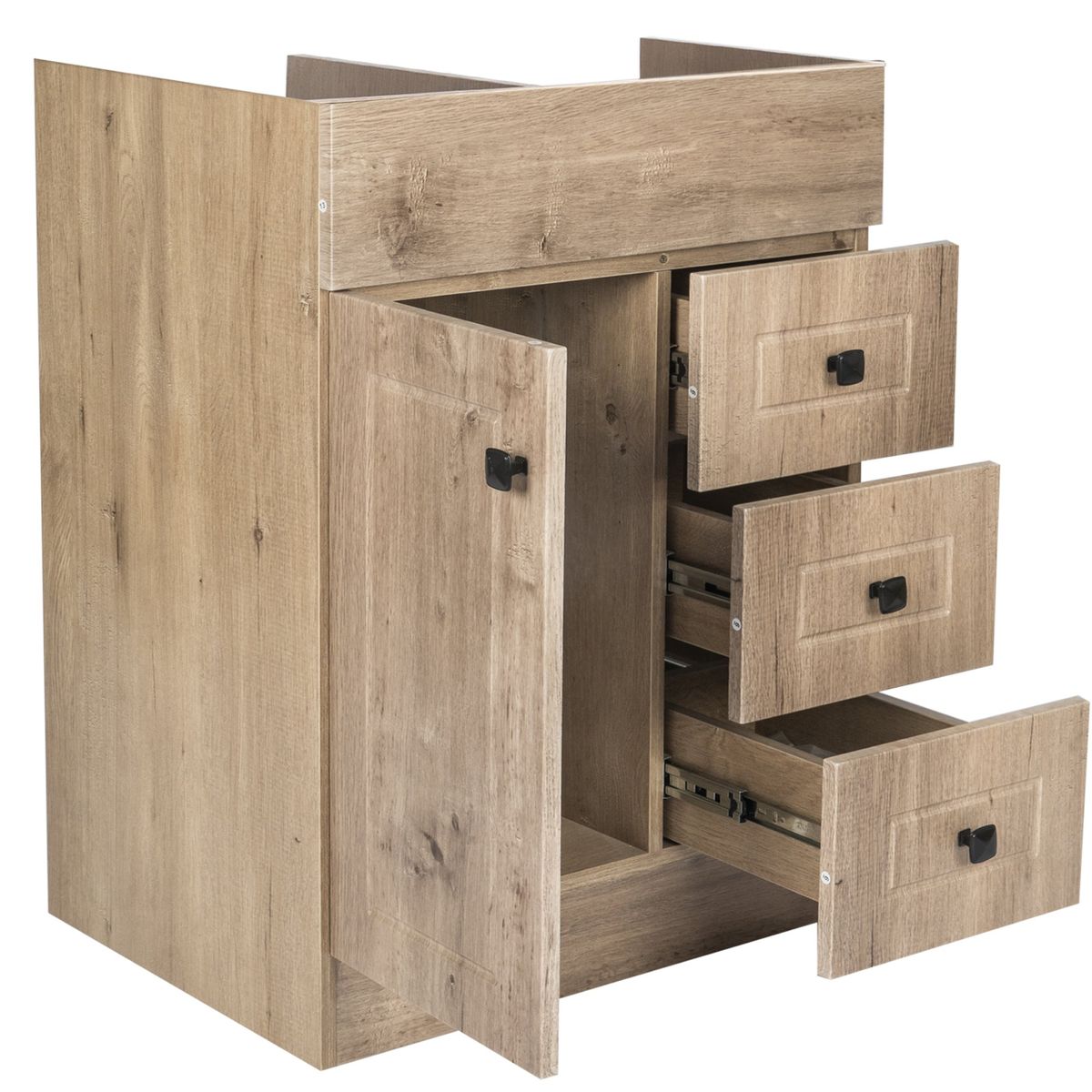 DOMSA - Mueble Vanitorio Domsa B70PH WOOD SIN CUBIERTA 68x80x45cm