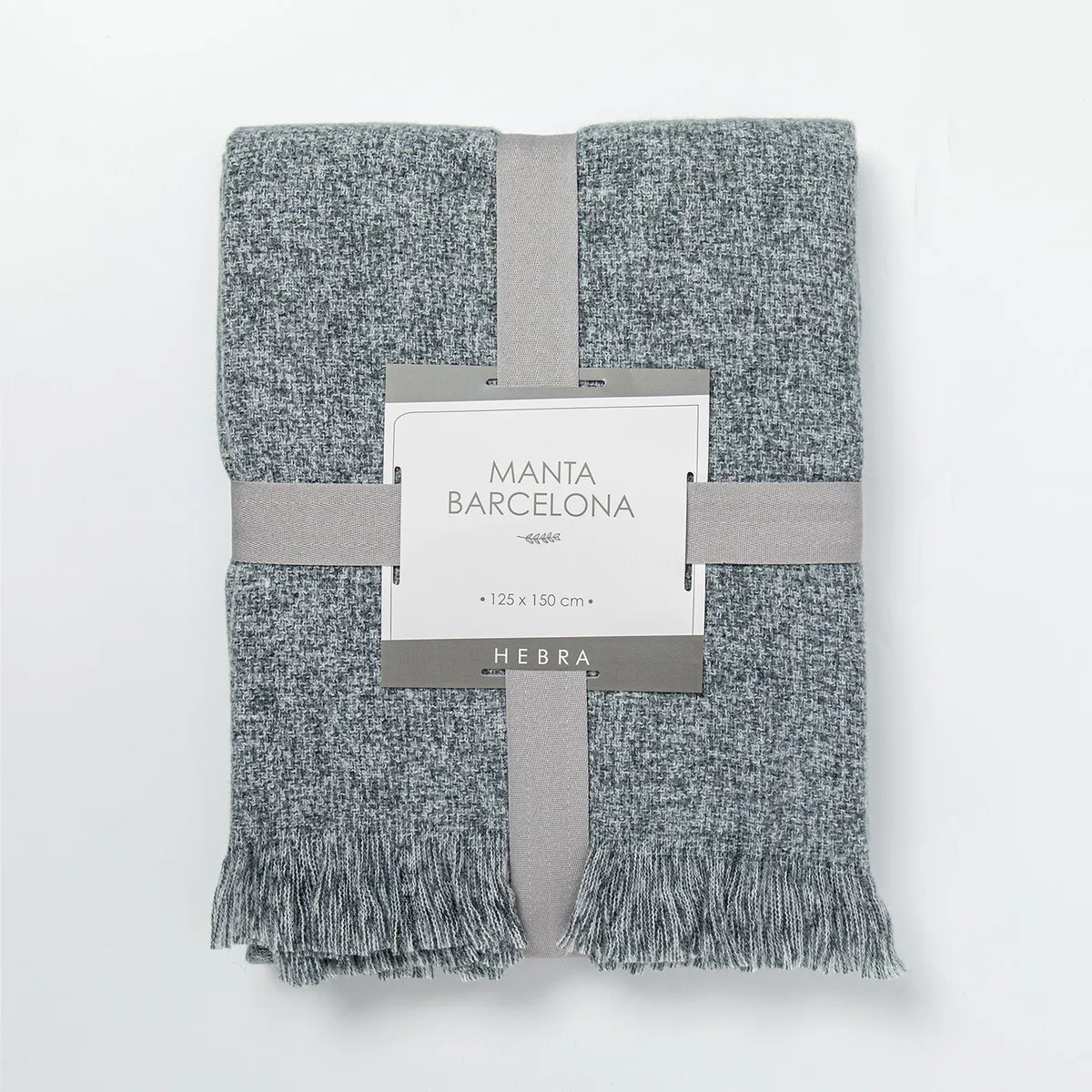 HEBRA - Manta Barcelona 125X150 Gris
