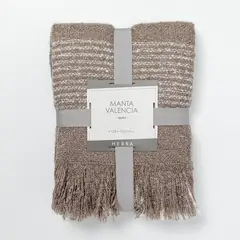 HEBRA - Manta Valencia 125X150 Gris