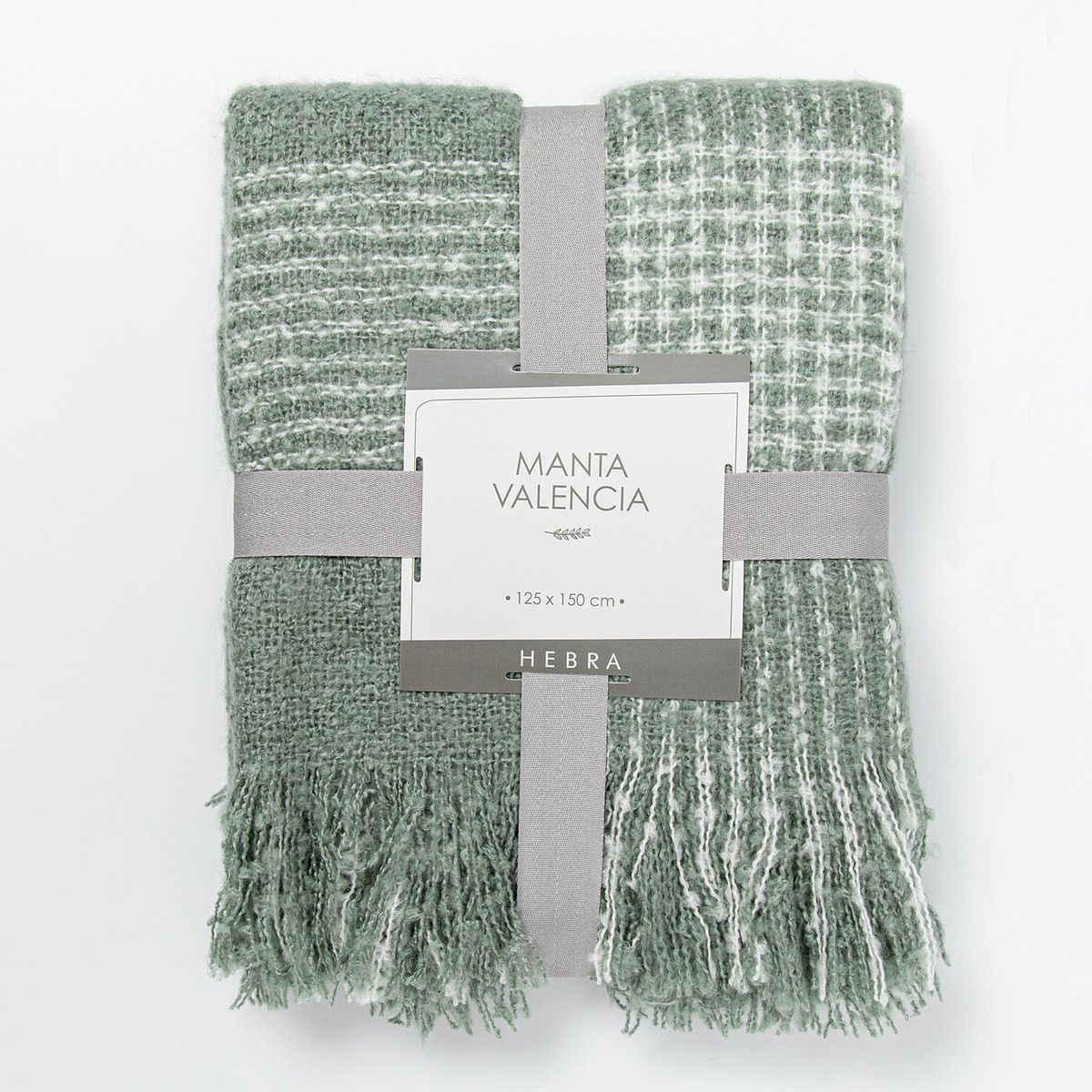HEBRA - Manta Valencia 125X150 Verde