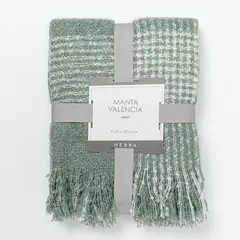 HEBRA - Manta Valencia 125X150 Verde