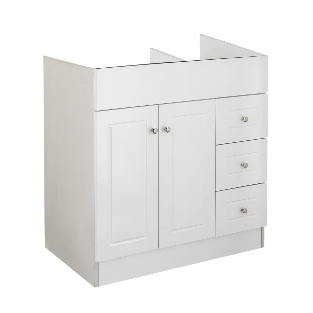 DOMSA - Mueble Vanitorio Domsa B80PHD BLANCO SIN CUBIERTA 78x80x45cm