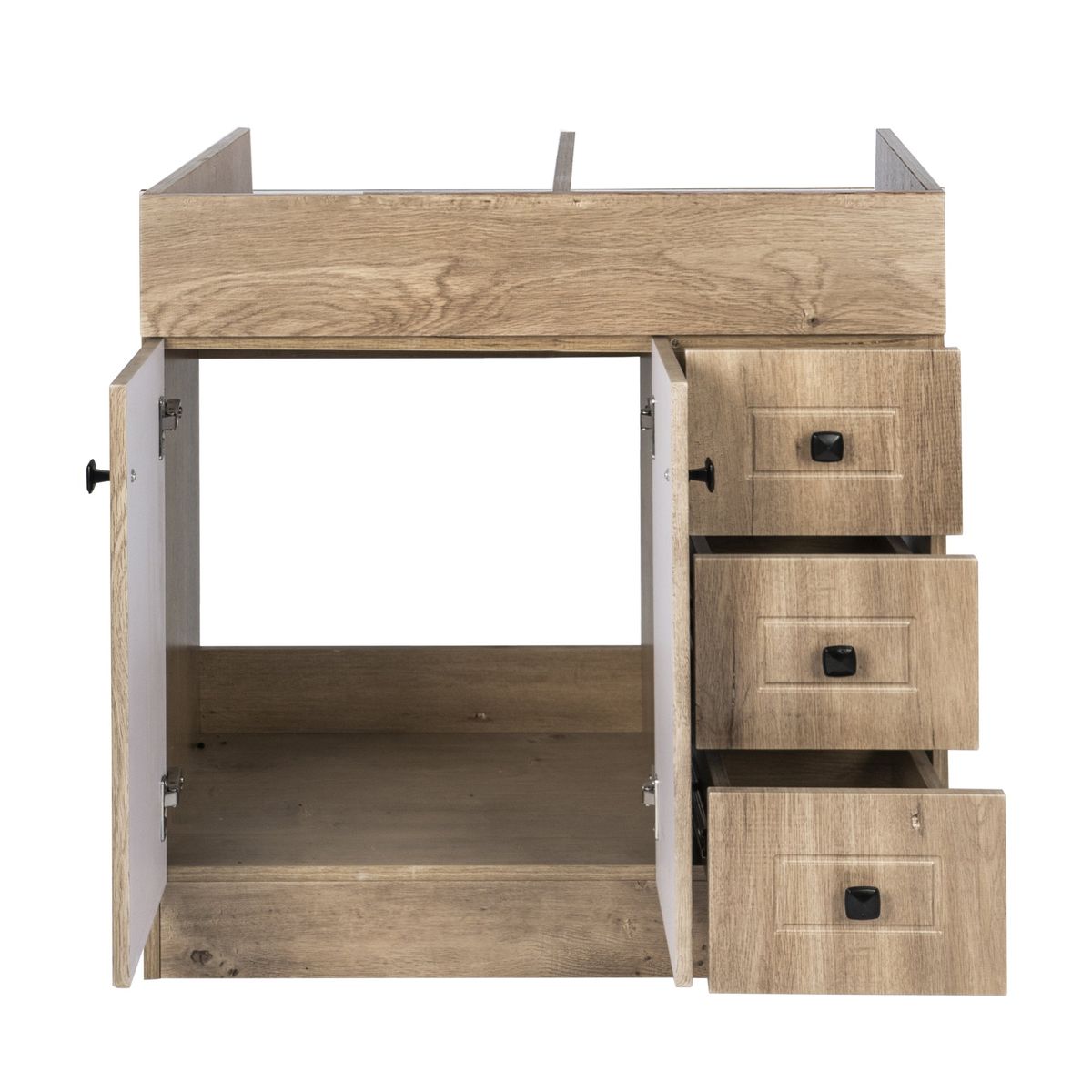 DOMSA - Mueble Vanitorio Domsa B80PH WOOD SIN CUBIERTA 78x80x45cm