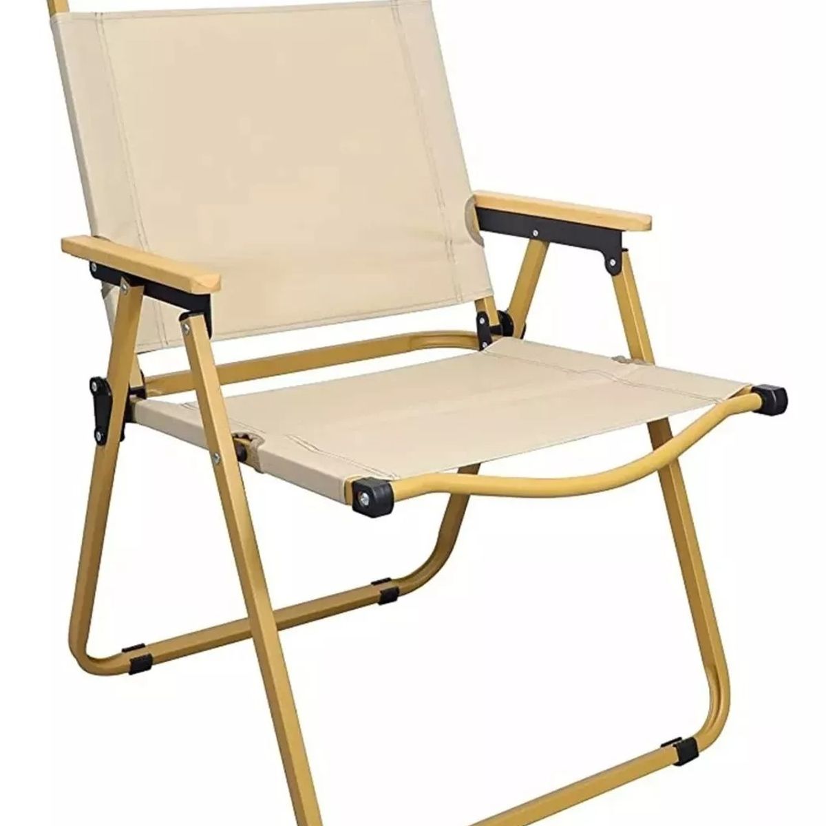 GENERICO - Silla Plegable Camping Playa Picnic Pesca Color Beige