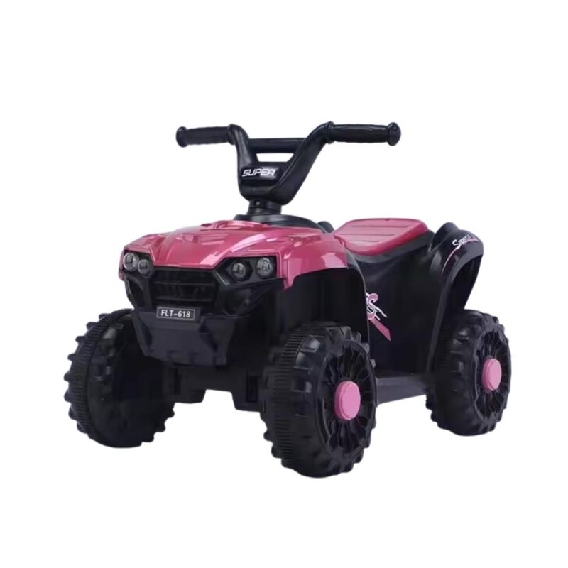 AUCKLAND OUTDOOR - Cuatrimoto Auto Electrico Infantil Luz Sonido Bateria Fucsia