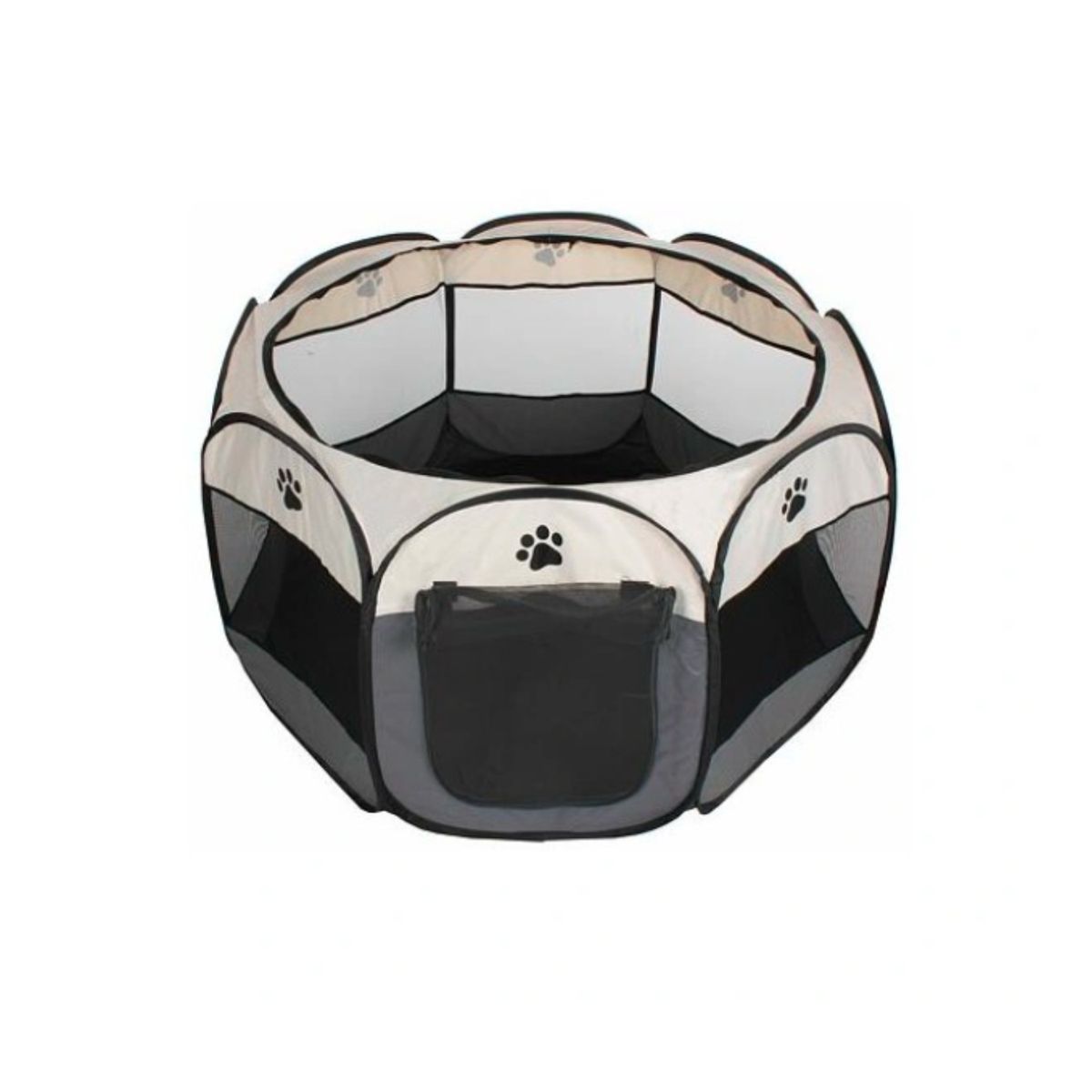 IMPORTCLICK - Corral Mascotas Portátil Multifuncional Perros Gatos Talla L Gris IMPORTCLICK