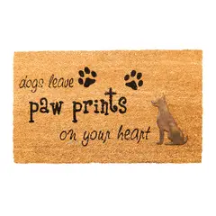 DIB - Limpiapiés Coco Rubber Design 45X75 Café 554900