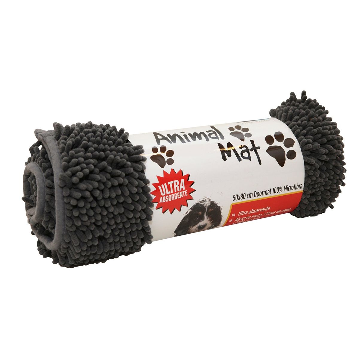 DIB - Limpiapiés Animal Mat 50X80 Gris