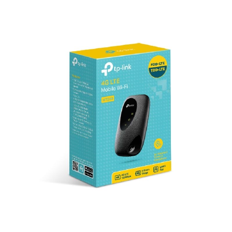 TP LINK - Wi-Fi Móvil 4G LTE TP-Link M7200 300 Mbps 24 GHz