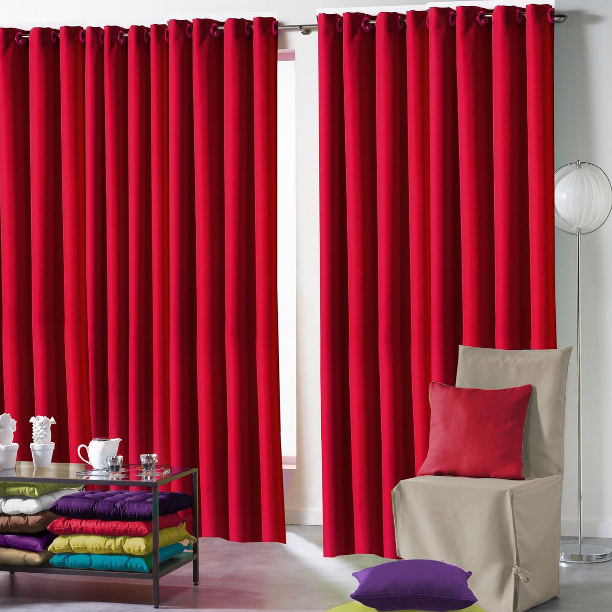 DIB - Cortina Estonia 140X230 Rojo