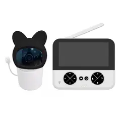 ESHOPANGIE - Cámara Monitor Vigilancia Nocturna Para Bebes Con Micrófono Negro