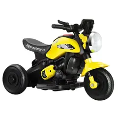 AUCKLAND OUTDOOR - Moto Juguete Antivuelco Infantil Bateria 3 Ruedas 818 Yellow