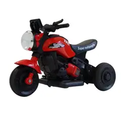 AUCKLAND OUTDOOR - Moto Juguete Antivuelco Infantil Bateria 3 Ruedas 818 Roja