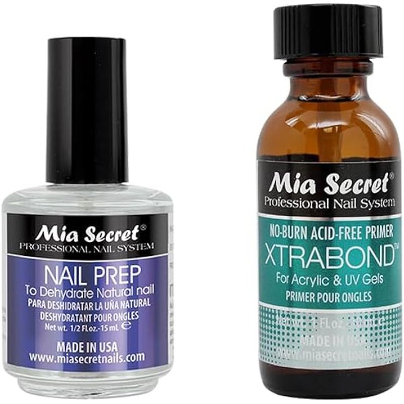 MIA SECRET - Set d preparadores mia secret 15ml nail prep y 30ml xtrabond