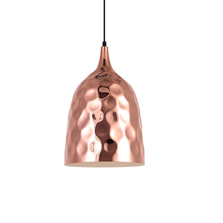 Lampara colgante campana copper