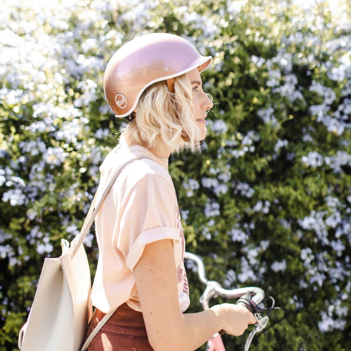 THOUSAND - Casco de Bicicleta y Skate Thousand Heritage - Rosa claro - S