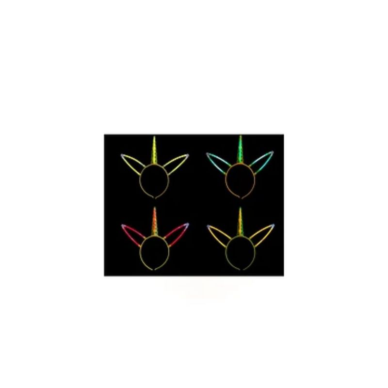 GENERICO - Cintillo Fluorescente De Unicornio Color Aleatorio