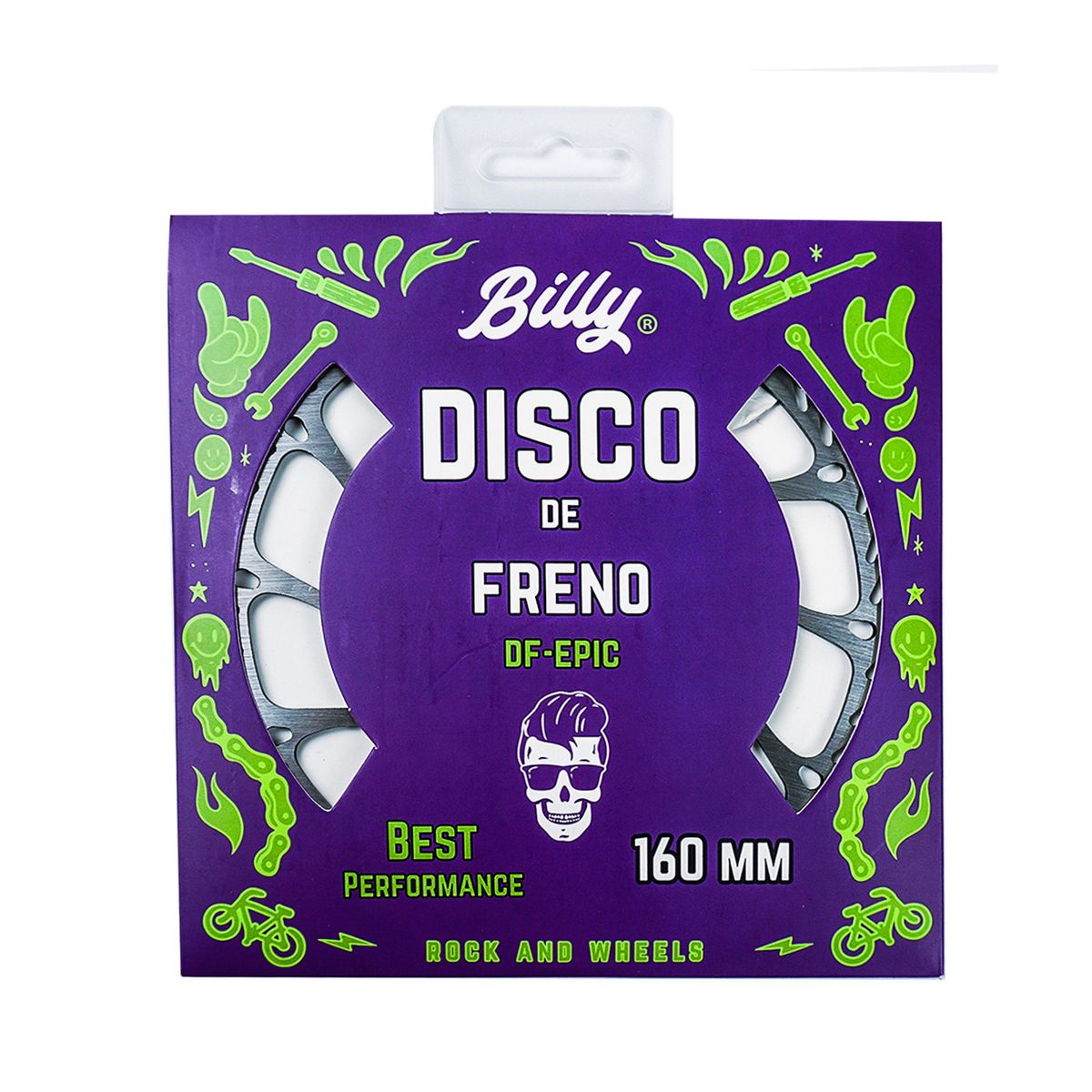 BILLY - DISCO DE FRENO BILLY DF-EPIC 160mm