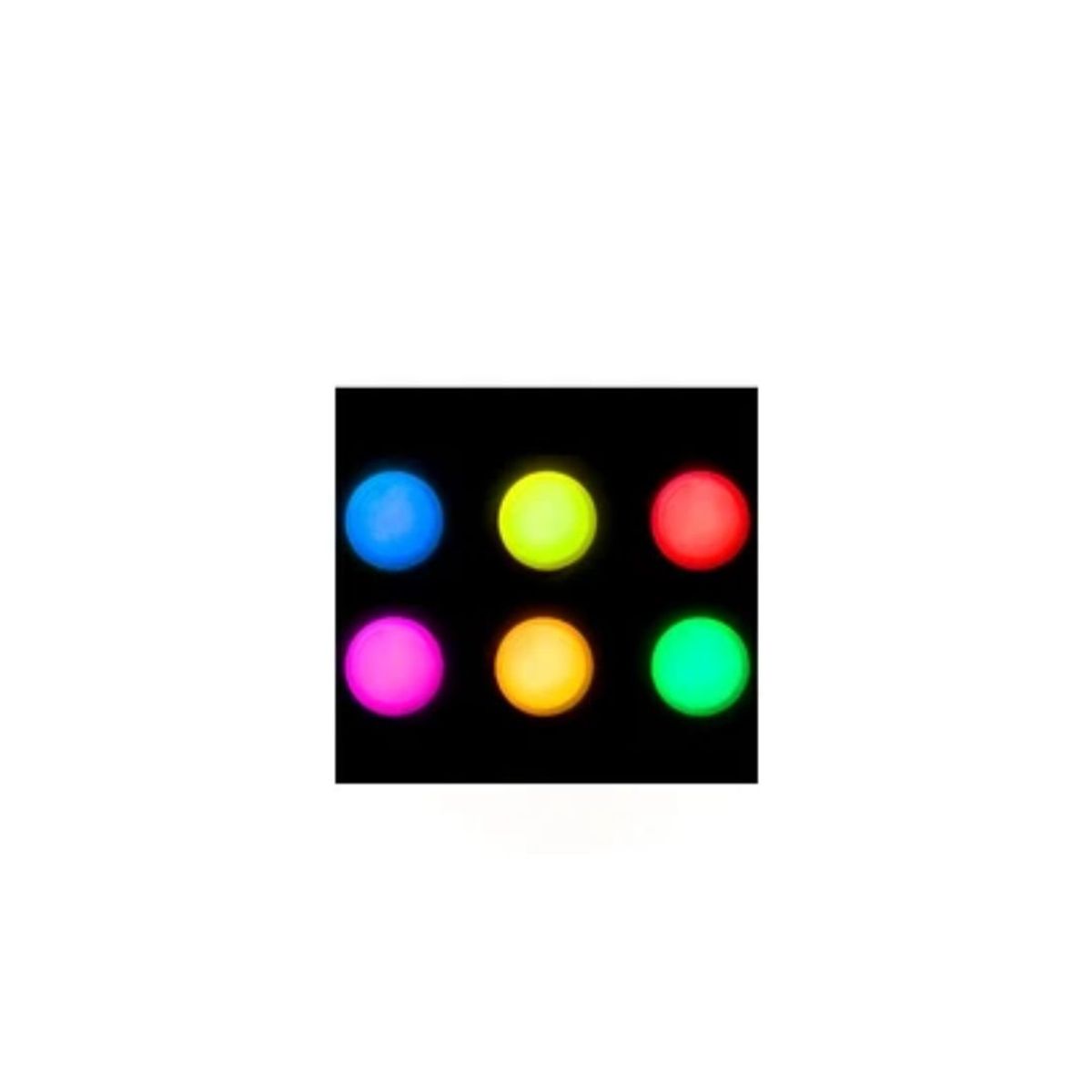 GENERICO - Circulo Fluor Color Aleatorio 73mm
