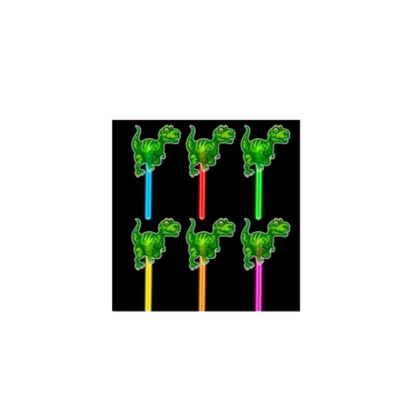 GENERICO - Barra Fluorescente De Dinosaurio Color Aleatorio 1x20cm